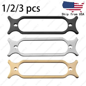 Electric Guitar Aluminum Alloy Single Coil Pickup Frame Mounting Rings 3 Colors - Picture 1 of 11