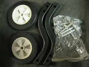 Schaefer 5" FP - Wheel Kit and Hardware for Square Base Pedestal Fans SCH-NBW - Picture 1 of 2
