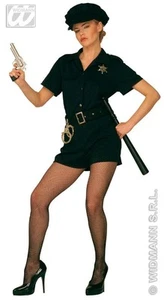CARNEVALE COSTUME VESTITO LA POLIZIOTTA SEXY DONNA TAGLIA M - Foto 1 di 1