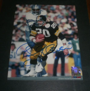 STEELERS ROCKY BLEIER SIGNED AUTOGRAPHED COLOR 8x10 ACTION PHOTO W/COA - Picture 1 of 1