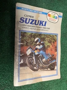 1980 1981 Suzuki GS1100 GSX1100 Four Shop Service Manual Clymer GS GSX 1100 - - Picture 1 of 6