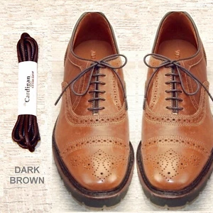 DUNKELBRAUN gewachste Baumwolle SCHNÜRSENKEL Schnürsenkel (jede Menge = eine Versandgebühr) Allen Edmonds - Bild 1 von 12
