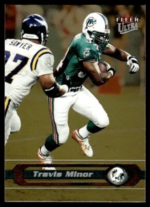 2002 Ultra Gold Medallion Travis Minor Miami Dolphins #135 - Picture 1 of 2