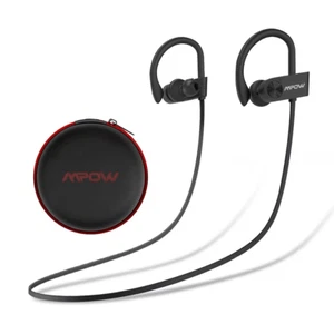 Mpow Flame Bluetooth Headset Wireless Earphones Stereo Ear Hook - BH088F - Picture 1 of 5