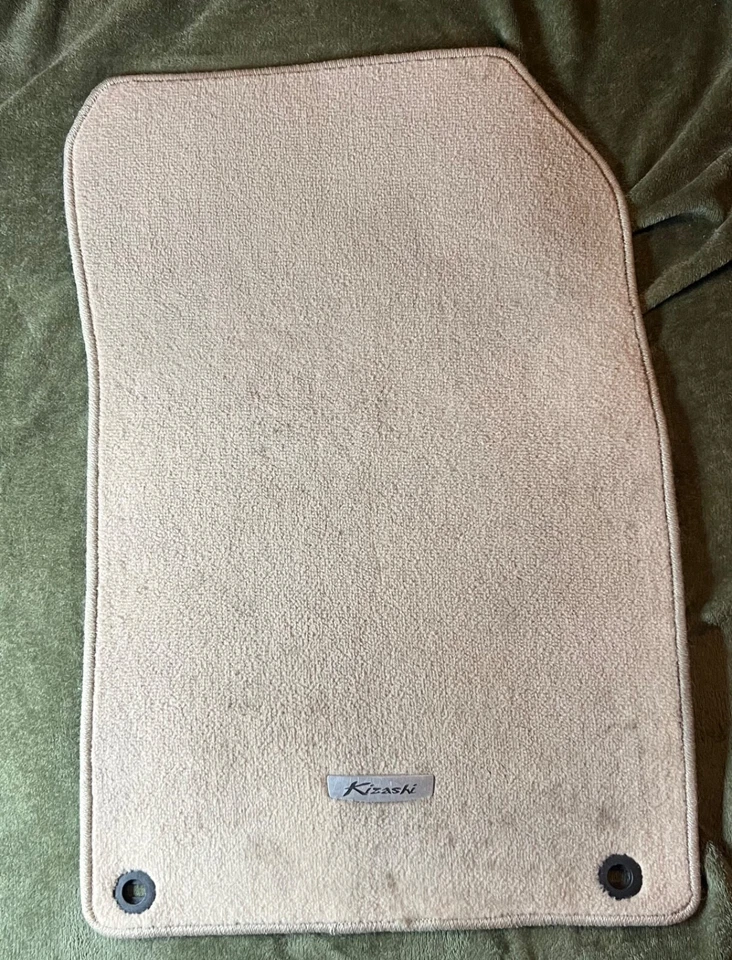 Alfombrilla lateral del pasajero OEM para Suzuki Kizashi 2010-2012 alfombra tela tostada fibra Foto 1 de 4