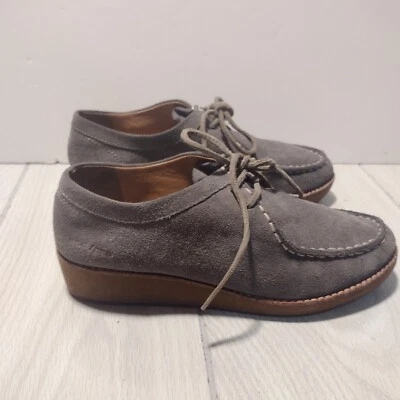 Seavees California Special Gamuza Gris Mocasines Mujer Zapatos Talla 10 Foto 1 de 4