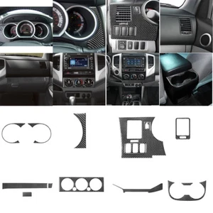 14Pcs Carbon Fiber Full Interior Kit Cover Trim For Toyota Tacoma 2012-15 - Bild 1 von 12