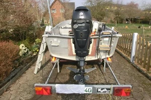 sportboot mit trailer Linder Sportmann 400 mit Steuerstand, - Bild 1 von 19