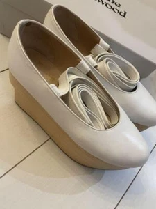 Vivienne Westwood Women 7.5US Rocking Horse White Women Shoes used 2505SM - Picture 1 of 6