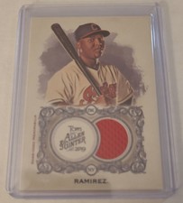 2019 Topps Allen & Ginter Jose Ramirez Cleveland Indians Memorabilia  