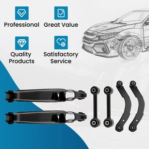 Rear Lower Control Arms Rearward Lateral Toe Arms for Caliber Patriot 2007-2017 - Picture 1 of 12