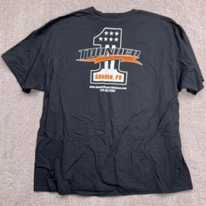 Jerzees TShirt Men 3XL Black Thunder Harley Davidson Sharon PA Motorcycle Biker - Picture 1 of 9