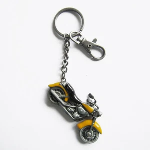 MOTO JAUNE 3D PORTE CLES METAL - Imagen 1 de 1