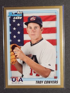 2010 Bowman Draft Picks/Prospects Gold Troy Conyers #BDPP98 USA