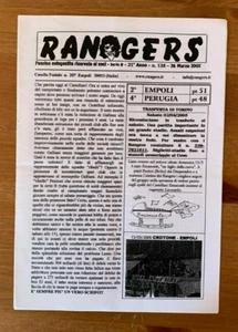 Fanzine Rangers Empoli Ultras Empoli Perugia 2005 Gemellaggio - Picture 1 of 1