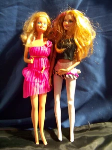 (2) Mattel Barbie Dolls As Pictured Articulated & Twist-N-Turn - EUC - Picture 1 of 5