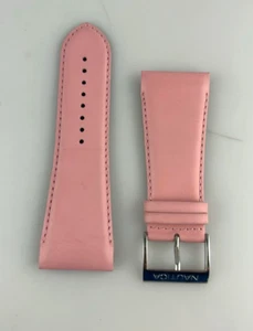 Cinturino Orologio Nautica Attacco Ansa 34mm Pelle Ottima Qualità Unisex Fibbia - Foto 1 di 3