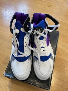 Vintage Deadstock 1992 NIKE Air Flight Huarache OG Sneaker US 10,5 EU 44,5 RARE - Bild 1 von 15
