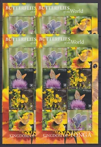 4 x Tonga 2020 Mi. 2356-59 arco pequeño ** MNH mariposas mariposas - Imagen 1 de 1