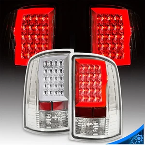 LED Tail Lights Lamps Chrome For 2007-2013 2014 GMC Sierra 1500 2500 HD 3500 HD - Picture 1 of 20