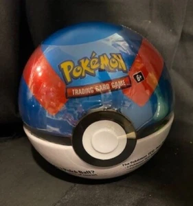 Pokémon Great Ball Pokeball Tin D23 with Coin! SEALED! - 3 Booster Packs - Picture 1 of 3