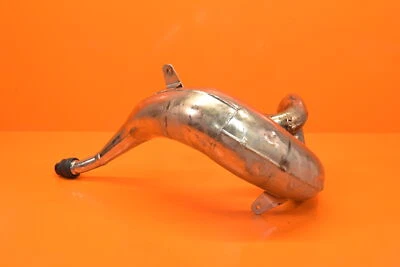 99-02 KAWASAKI KX250 KX 250 FMF TUBO DE ESCAPE RETORCIDO CABEZAL DE CÁMARA BUENO Foto 1 de 4