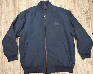 Giacca Vintage Nike Lebron James Coat Blu Navy Fodera Trapuntata RARA Uomo Taglia XXL - Foto 1 di 8