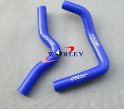 Manguera de radiador de silicona azul para Suzuki RM85 RM 85 2002-2015 2003 2004 2005 2007 Foto 1 de 4