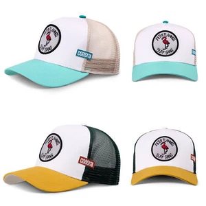 Coastal HFT Filthy Flamingo Trucker Cap Basecap Meshcap Kappe Patch Unisex Neu - Picture 1 of 13