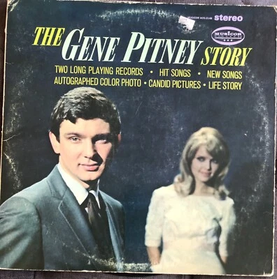 THE GENE PITNEY STORY 2x VTG VINYL LP SET COMPILATION REISSUE ROCK AND ROLL HOF Foto 1 de 4