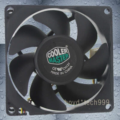 Cooling Fan COOLER MASTER FA08025M12LPA 80mm 80x80x25mm DC12V 0.45A 8025 4pin - Image 1 of 2