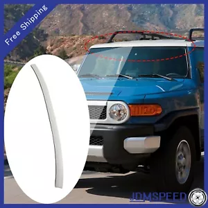 White Front Windshield Upper Reveal Molding For Toyota FJ Cruiser 75503-35061-A0 - Picture 1 of 22