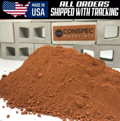 CONSPEC CONCRETE COLORS TERRACOTTA Concrete Color Pigment Colorant Dye Cement Mortar Grout Plaster 1 LB