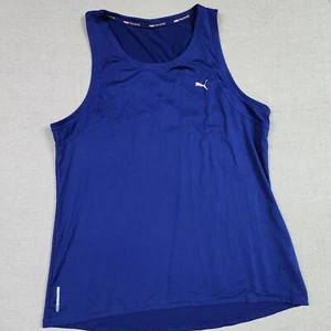 Camiseta sin mangas Puma para mujer azul medio camiseta sin mangas de entrenamiento favorita atlética 520813-12 - Imagen 1 de 12