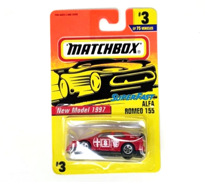 1997 Matchbox Limited Edition Superfast Alfa Romeo 155 (in blister pack) - Image 1 of 1