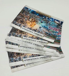 Unheilvolle Zauberei Data Cards Age of Sigmar deutsch Warhammer - Picture 1 of 2
