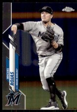 2020 Topps Chrome Base #105 Miguel Rojas - Miami Marlins