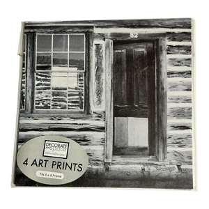 NEU Set aus 4 zeitgenössischen Kunst Poster Kunstdrucken ~ passt 6” x 6” Rahmen - Bild 1 von 7
