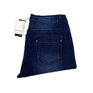 Queenspark Womens Jeans 14 Indigo Lace Up Jean BNWT Modern Comfortable - Bild 1 von 11