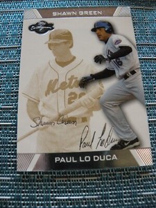 2007 Topps Co-Signers Baseball /225 Shawn Green Paul Lo Duca New York Mets #61