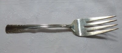 Vintage Holmes & Edwards MAY QUEEN SILVER PLATE SERVING FORK, Very Nice! 9" - Image 1 of 4