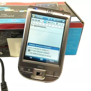 HP 110 Classic Handheld mit Box, Netzkabel & Handbüchern Hewlett Packard - Bild 1 von 4