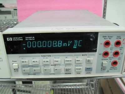 HP/AGILENT  34401A  MULTIMETER - Image 1 of 3