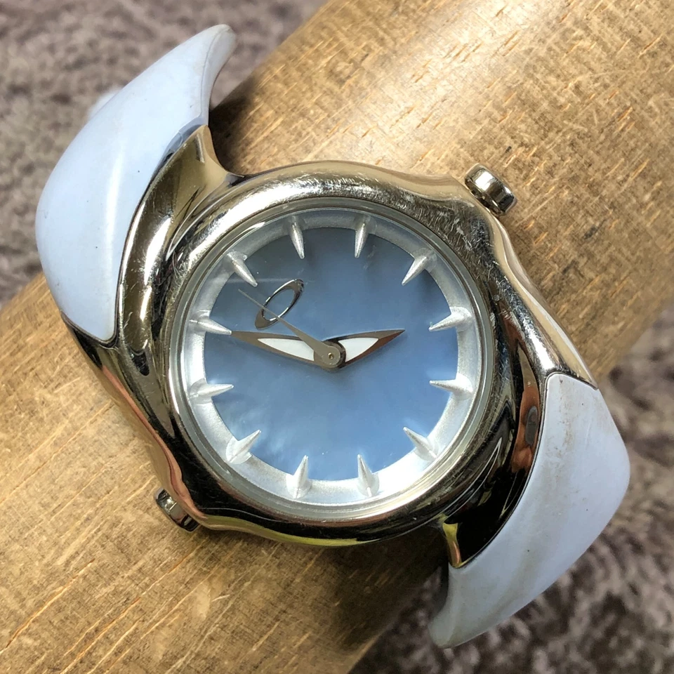 Oakley Crush 2.5 Women Fashion MOP Dial Rubber Quartz Analog 35mm Watch 6 1/4" - Image 1 of 4