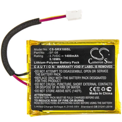 BATERÍA DE POLÍMERO DE LITIO 1400mAh tipo SF-08 para Sony SRS-XB10, Sony SRS-XB12 Foto 1 de 4