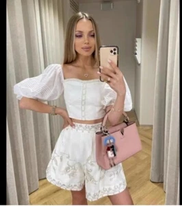 Top Redpolaris nuovo senza etichette con pantaloncini set raro taglia 40 M $585 - Foto 1 di 8