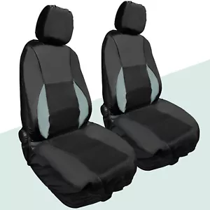 Car Front Set Full Surround Seat Covers Leather Pad Mat Chair Cushion Protector - Picture 1 of 11