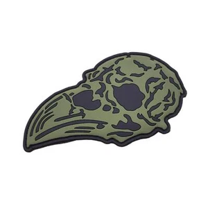 norse raven PVC viking crow ranger green tactical morale patch - Picture 1 of 3