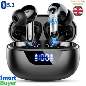 Bluetooth 5.3 Wireless Earbuds Earphones In-Ear pods 4 ENC Noise Cancelling Mic - Picture 1 of 6