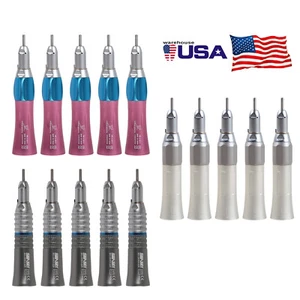1-5 Dental Slow Low Speed Straight Handpiece Nose Cone Fit NSK E-type Motor HP - Picture 1 of 20